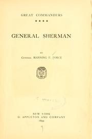 Cover of: General Sherman