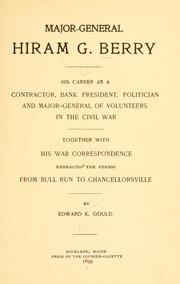 Cover of: Major-general Hiram G. Berry