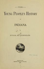 Cover of: The young people's history of Indiana