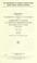 Cover of: The Department of Energy's restructured Fusion Energy Sciences Program
