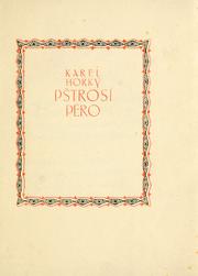 Cover of: Pštrosí péro