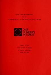 Cover of: One common interest by North Carolina Commission on the Bicentennial of the United States Constitution.