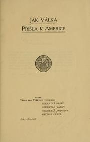 Cover of: Jak válka přišla k Americe.