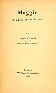 Cover of: Maggie, a child of the streets