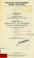 Cover of: Results of the development motor 8 test firing