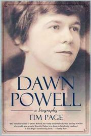 Cover of: Dawn Powell by Tim Page