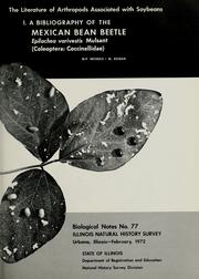 Cover of: A bibliography of the Mexican bean beetle, Epilachna varivestis Mulsant (Coleoptera:Coccinellidae) by M. P. Nichols