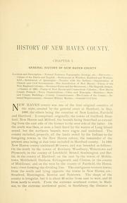 Cover of: History of New Haven County, Connecticut by edited by J. L. Rockey ; assisted by a corps of writers.