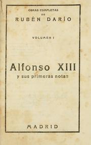 Cover of: Alfonso XIII y sus primeras notas