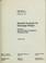 Cover of: Rainfall analysis for drainage design.