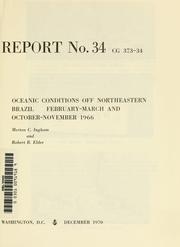 Cover of: Oceanic conditions off Northeastern Brazil, February-March and October-November 1966