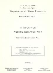 Cover of: Ritter Canyon Aquatic Recreation Area: recreation development plan.