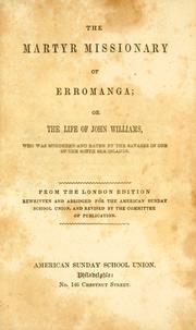 Cover of: The martyr missionary of Erromanga by Ebenezer Prout