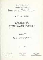 Cover of: California state water project