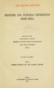 Cover of: Frontier and overseas expeditions from India. by India. Army. Intelligence Branch.