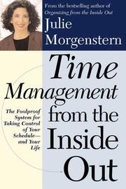 Cover of: Time management from the inside out