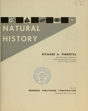 Cover of: Natural history.