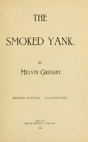 Cover of: The smoked Yank. by Melvin Grigsby