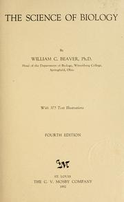 Cover of: The science of biology. by William C. Beaver
