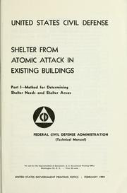 Cover of: Shelter from atomic attack in existing buildings