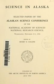 Cover of: Science in Alaska by Alaska Science Conference (1st 1950 Washington, D. C.)