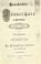 Cover of: Geschichte des Männerchors in Philadelphia, 1835-1885