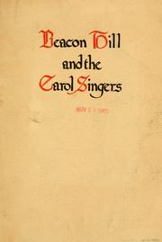 Cover of: Beacon Hill and the carol singers. by John R. Shultz