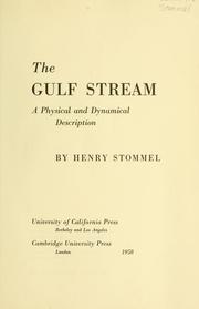 Cover of: The Gulf Stream by Henry M. Stommel