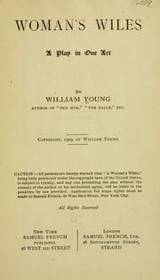 Cover of: Woman's wiles by William Young