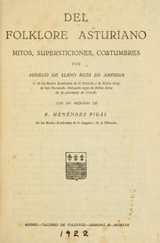 Del folklore asturiano by Aurelio de Llano Roza de Ampudia