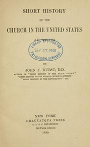 Cover of: Short history of the church in the United States, A.D. 1492-1890