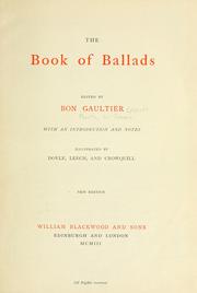 Cover of: The book of ballads by Martin, Theodore Sir