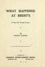 Cover of: What happened at Brent