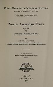 Cover of: North American trees by Field Museum of Natural History.
