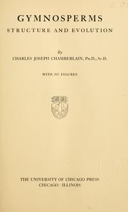 Cover of: Gymnosperms by Charles Joseph Chamberlain