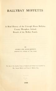 Cover of: Ballybay Moffetts by George Moffett