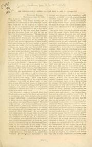 Cover of: The President's letter to the Hon. James C. Conkling ... Aug. 26, 1863. by Abraham Lincoln