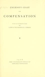 Emerson's essay on compensation