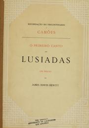 Cover of: O primeiro canto dos Lusíadas em inglêz