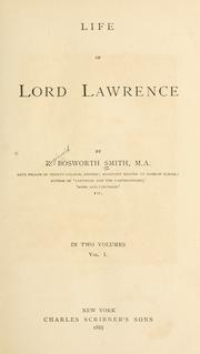 Cover of: Life of Lord Lawrence by R. Bosworth Smith