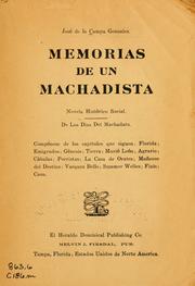 Memorias de un machadista by José de la Campa González