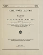 Cover of: Public works planning.