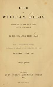 Life of William Ellis by John Eimeo Ellis