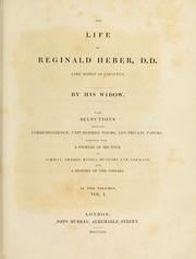 Cover of: The life of Reginald Heber