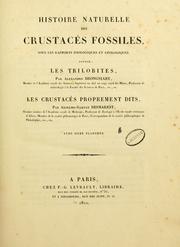 Cover of Histoire naturelle des crustacés fossiles