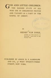 God and little children by Henry van Dyke