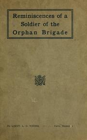 Cover of: Reminiscences of a soldier of the Orphan brigade by Lot D. Young