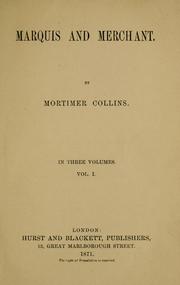 Cover of: Marquis and merchant.