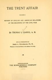 Cover of: The Trent affair by Harris, Thomas L.