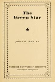 Cover of: The Green Star by Joseph W. Dubin